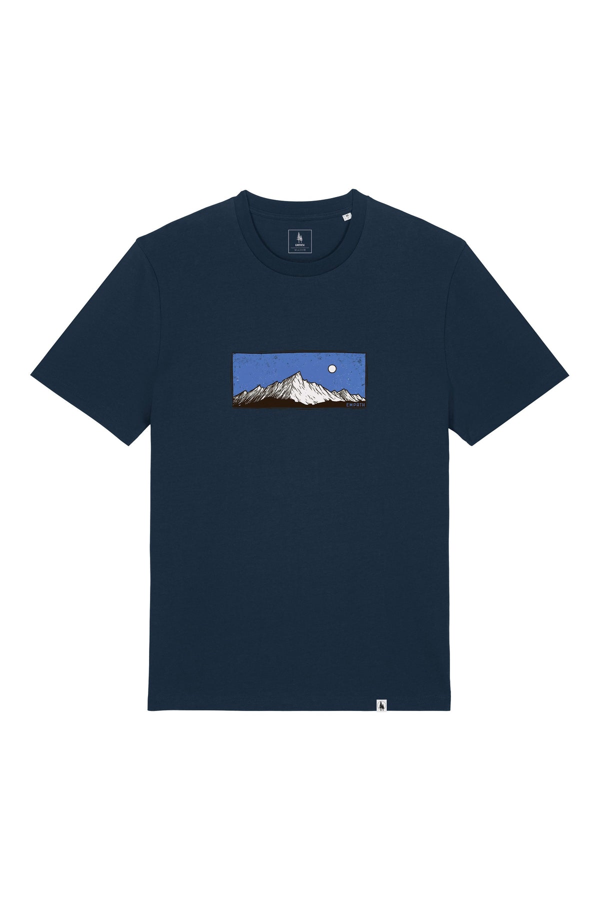 Tricou unisex Sting, print Perfect view, Navy - față