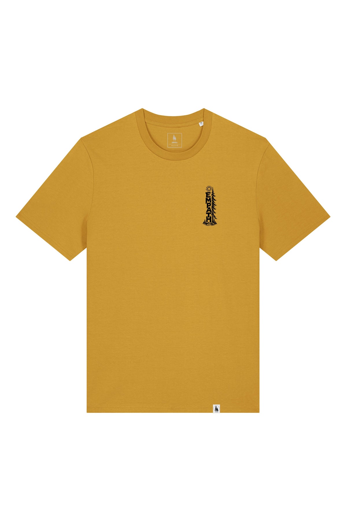 Tricou unisex Sting, print Pine, Ochre - față