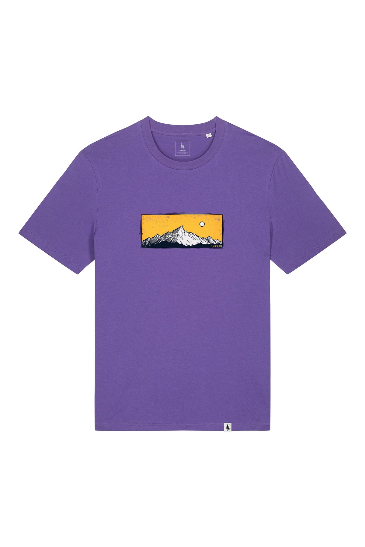 Tricou unisex Sting, print Perfect view, Purple - față