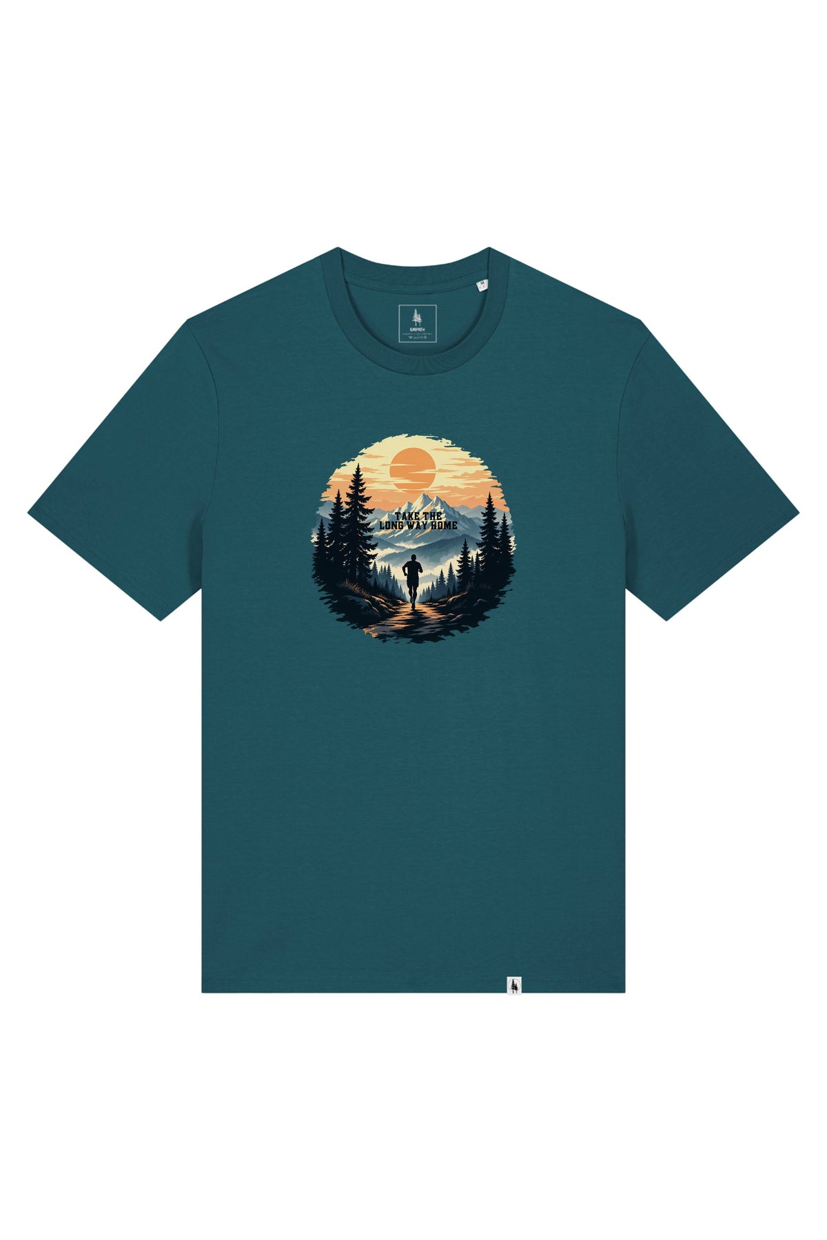 Tricou unisex Sting, print Long way, Stargazer - față