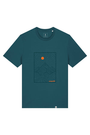 Tricou unisex Sting, print Horizons line art, Stargazer - față