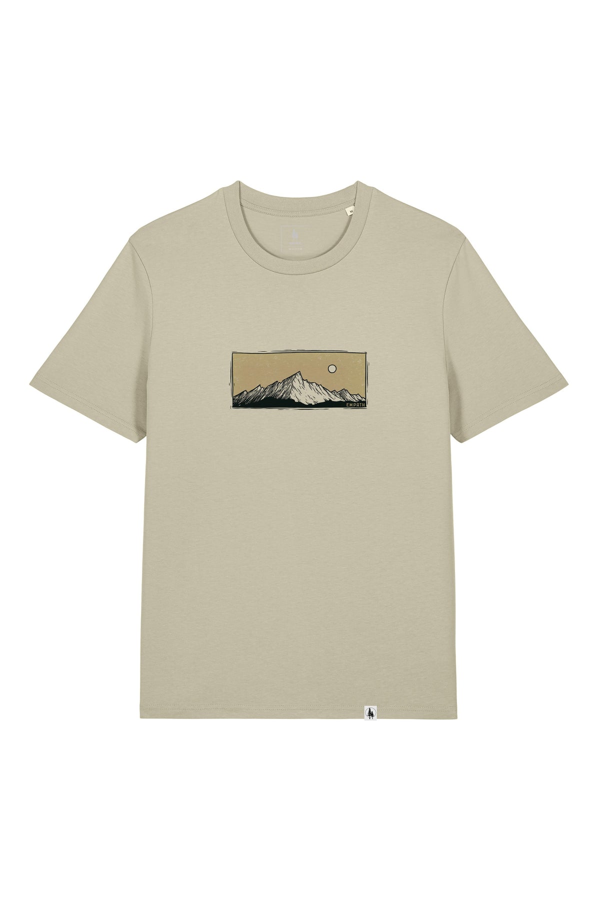 Tricou unisex Sting, print Perfect view, Stone - față
