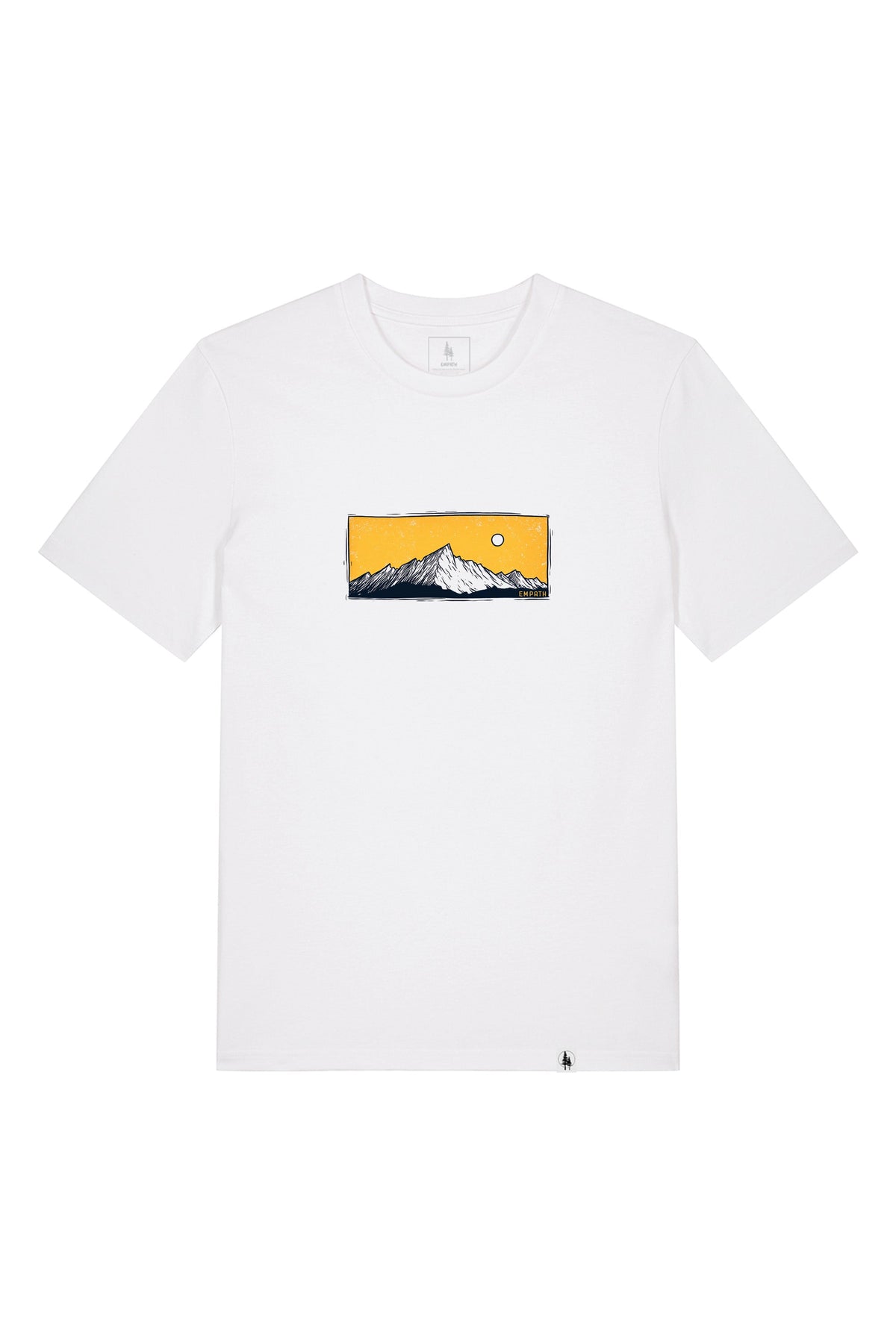 Tricou unisex Sting, print Perfect view, Alb - față