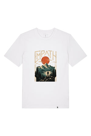 Tricou unisex Sting, print Explorer, Alb - față