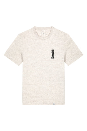 Tricou unisex Sting, print Pine, Eco Heather - față
