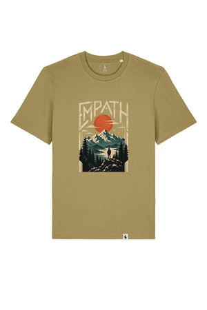 Tricou unisex Sting, print Explorer, Faded Olive - față