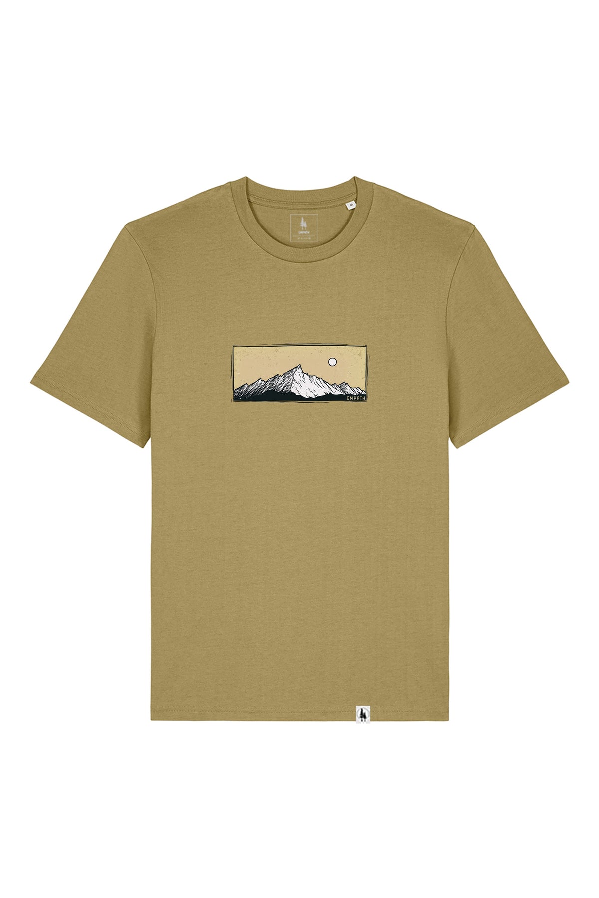 Tricou unisex Sting, print Perfect view, Faded Olive - față