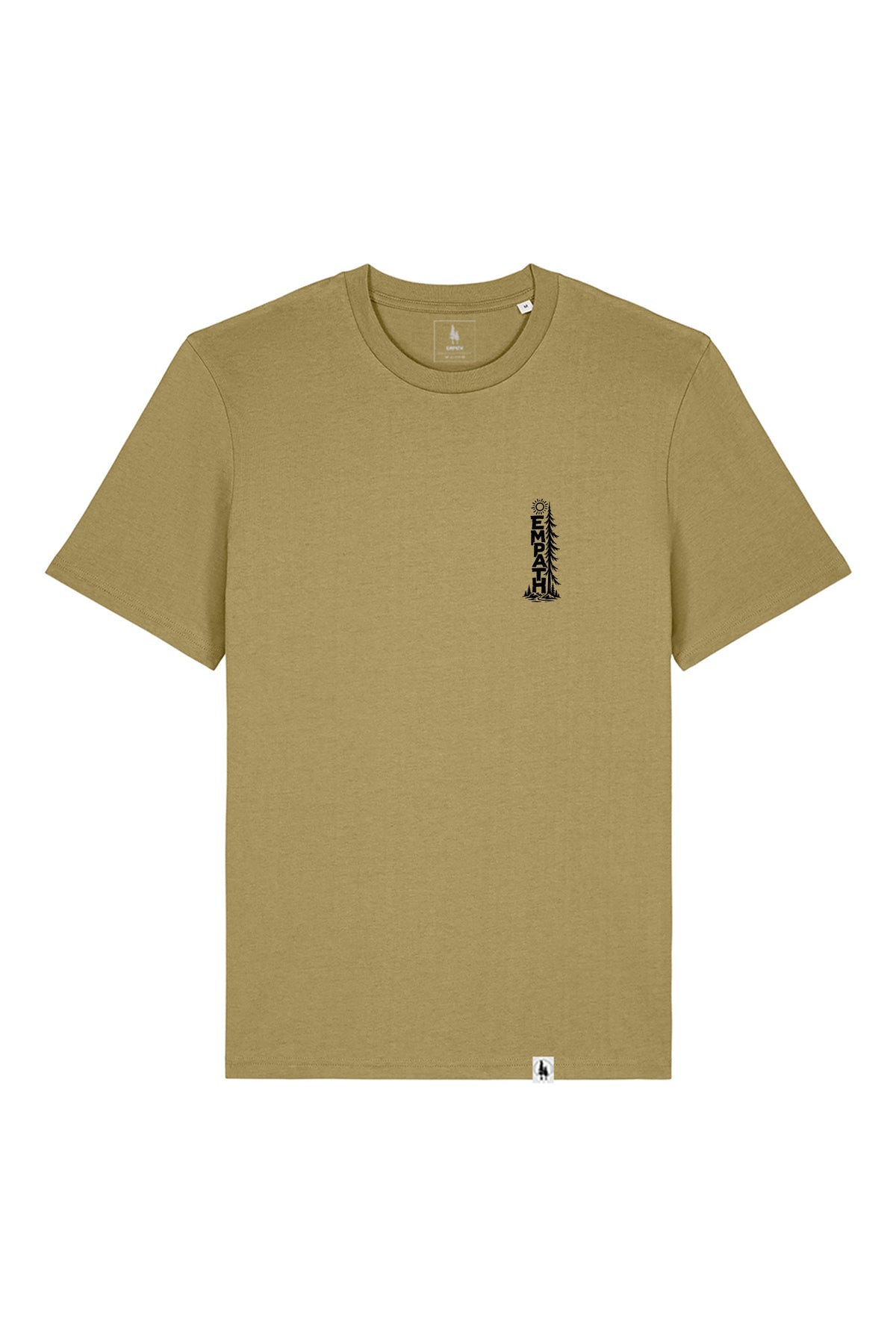 Tricou unisex Sting, print Pine, Faded Olive - față