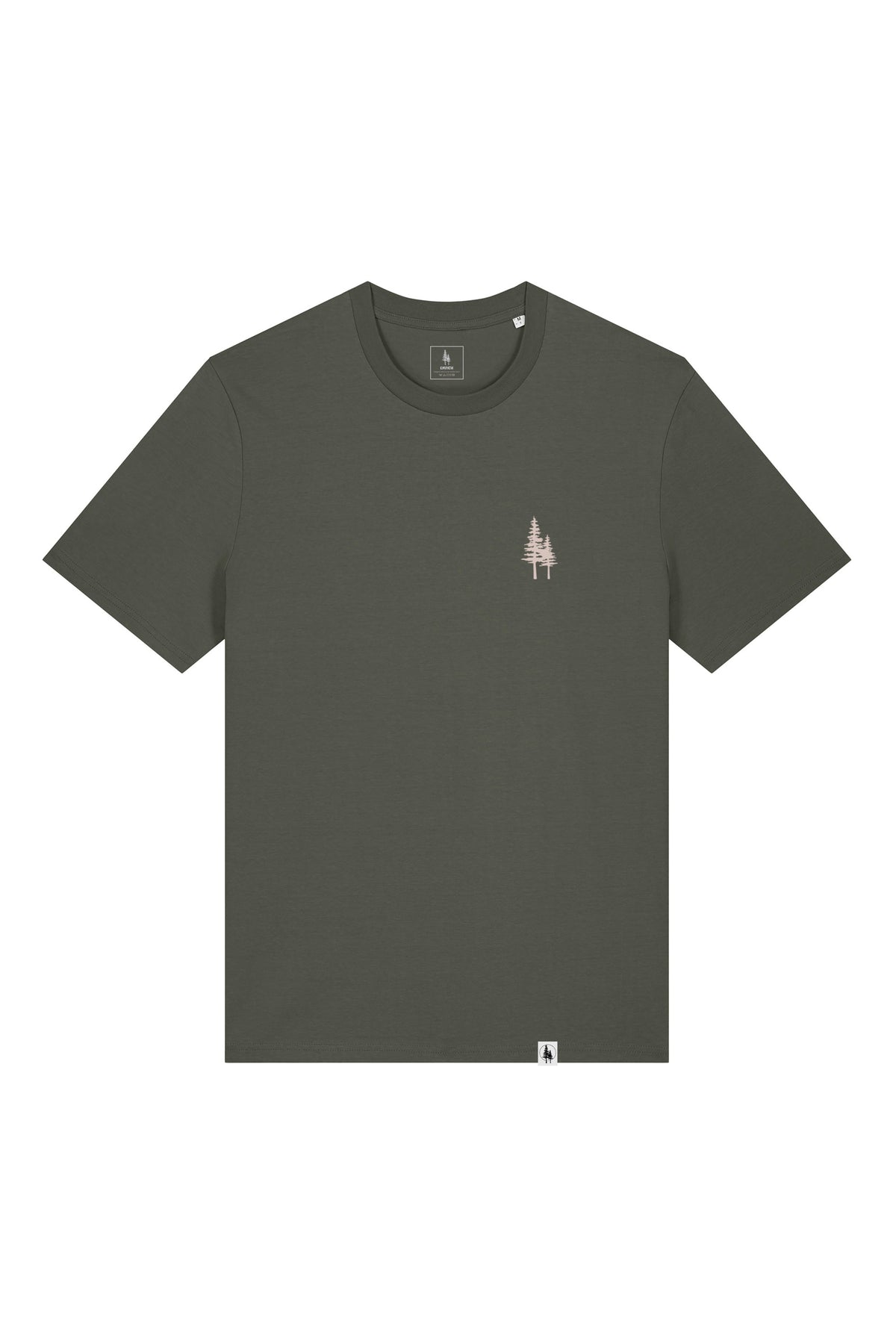 Tricou unisex Sting, print logo Empath – Khaki – față
