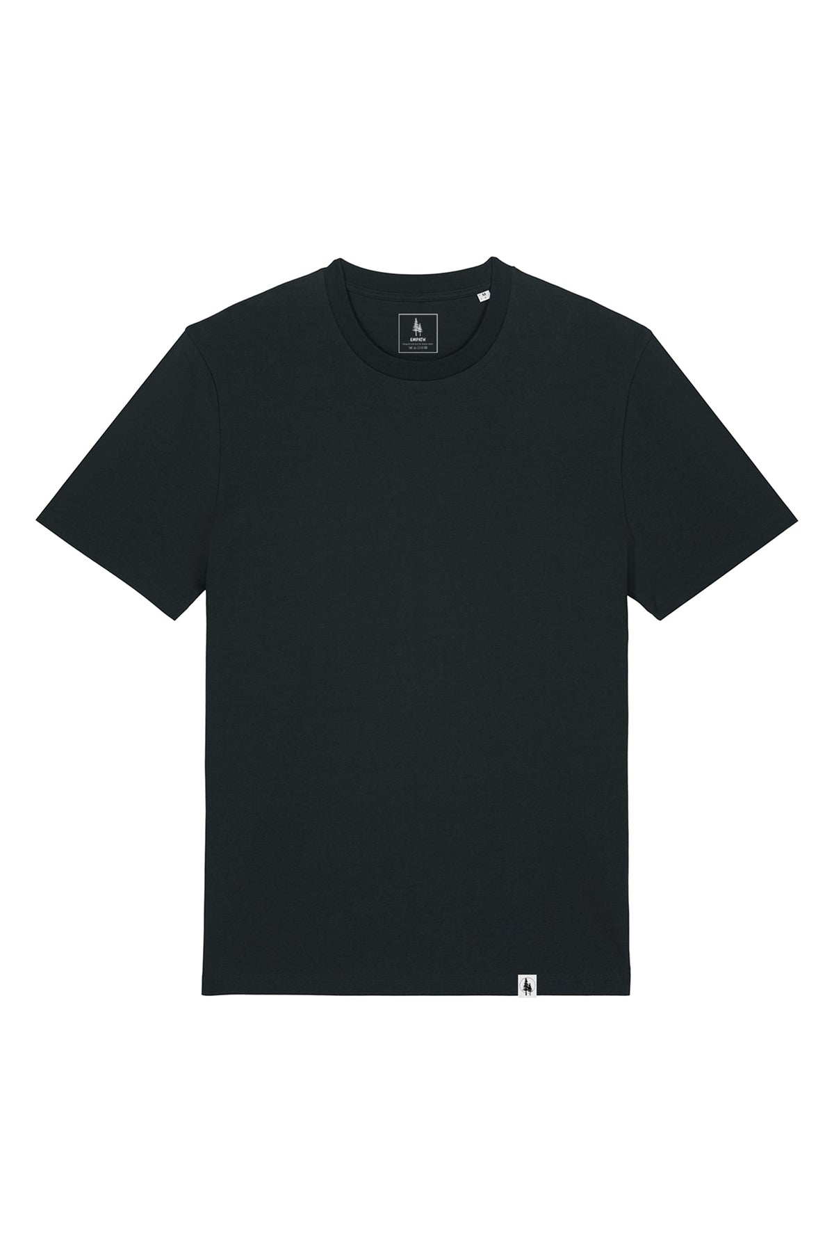 Tricou unisex Sting, model simplu – Negru – față