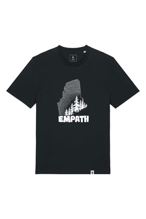 Tricou unisex Sting, print Wood, Negru - față