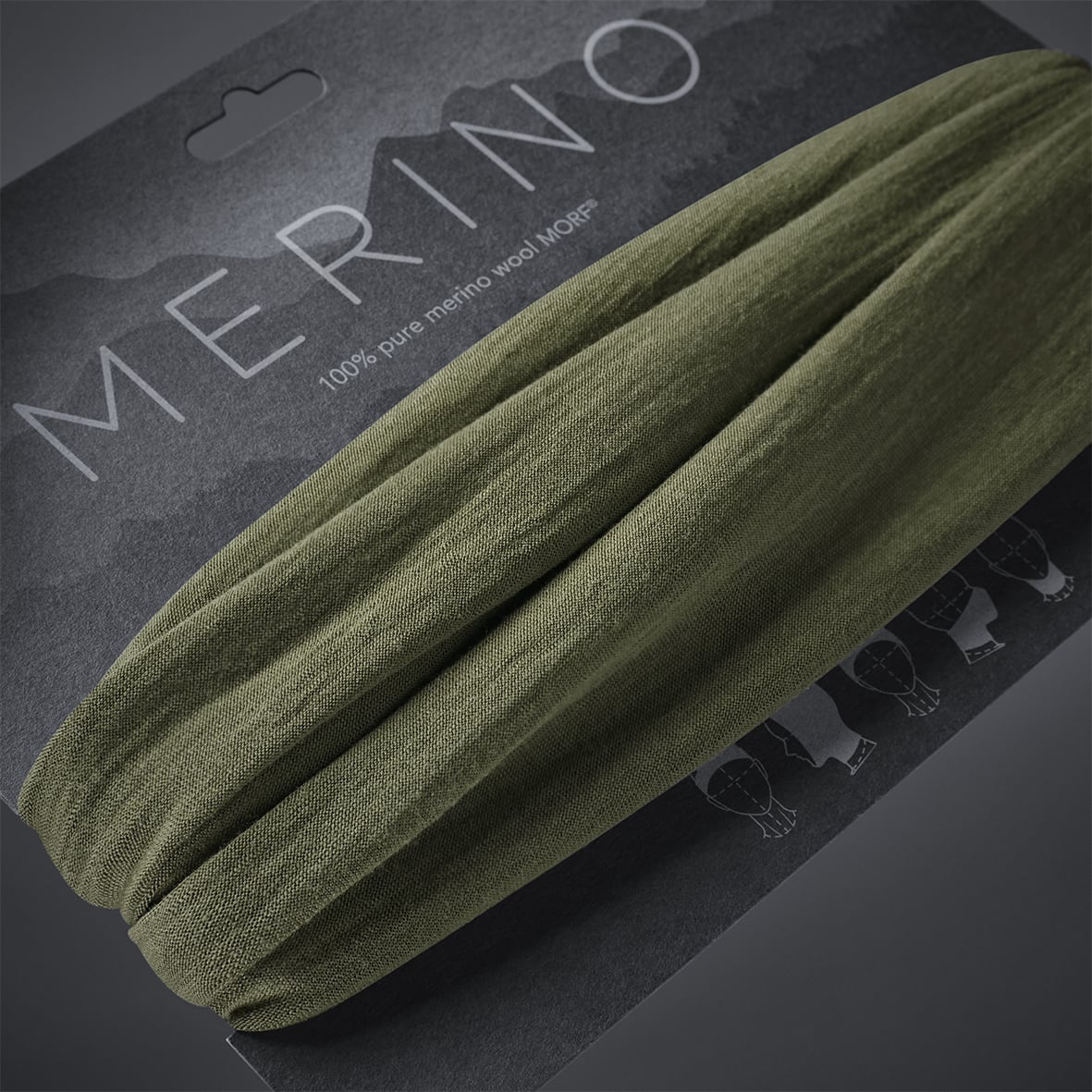 Bandana din lana merinos