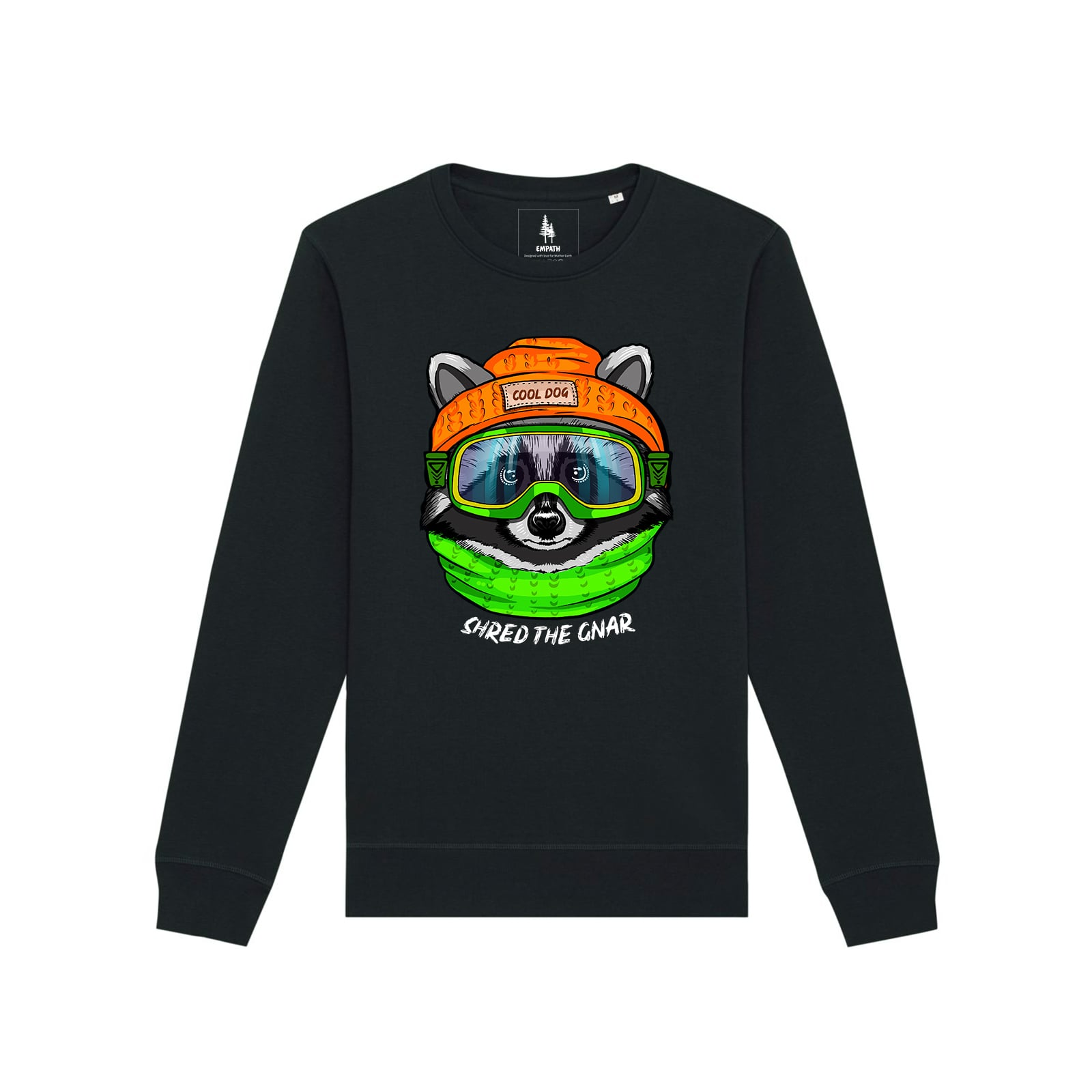 Bluza unisex Rolan, print Raccoon 1