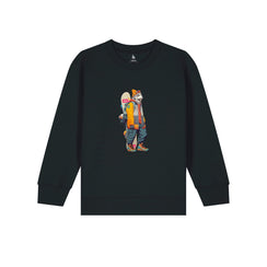Bluza copii, print Snow Wolf