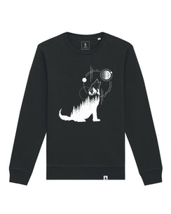 Bluza unisex Rolan, print The Wolf