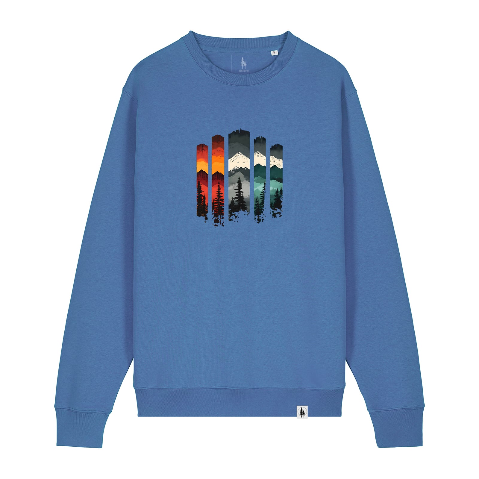 Bluza unisex subtire Mato, print Horizons