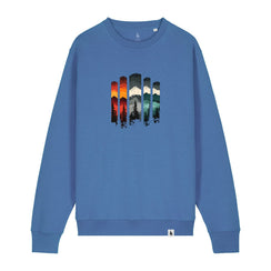 Bluza unisex subtire Mato, print Horizons