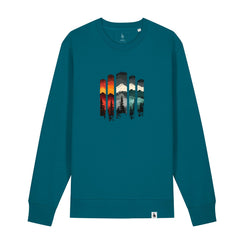 Bluza unisex subtire Mato, print Horizons