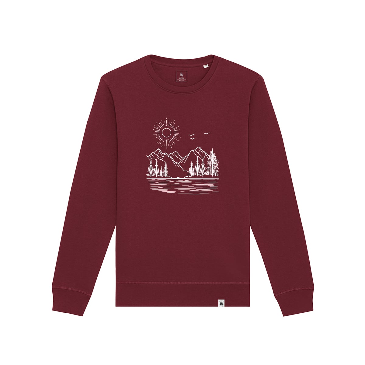 Bluza unisex Rolan, print Peak of peace
