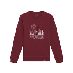 Bluza unisex Rolan, print Peak of peace
