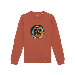 Bluză unisex Rolan, print Raccoon