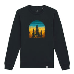 Bluza unisex Rolan, print Retro pines