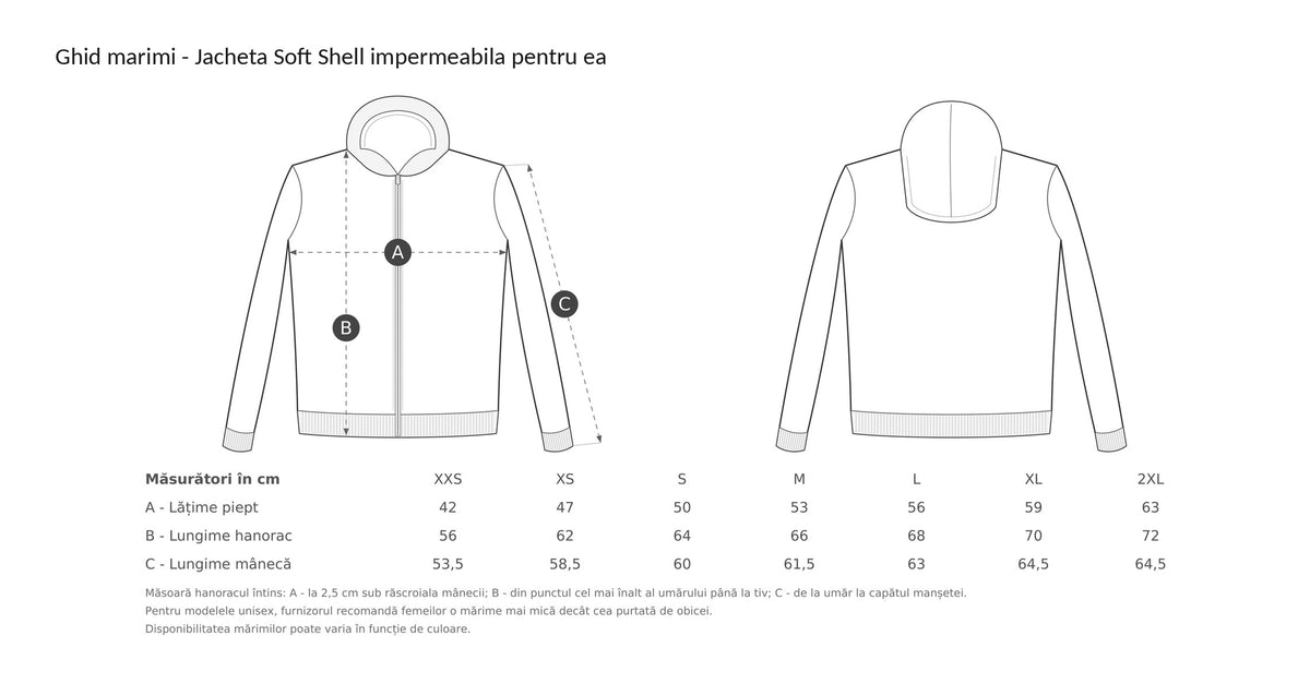 Jachetă Soft Shell impermeabilă pentru ea