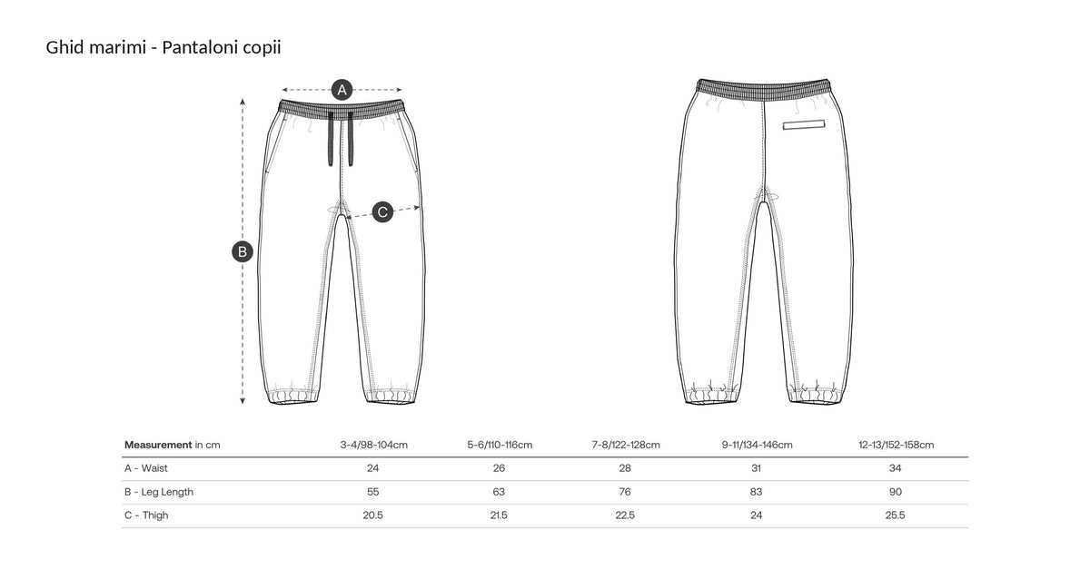 Pantaloni copii