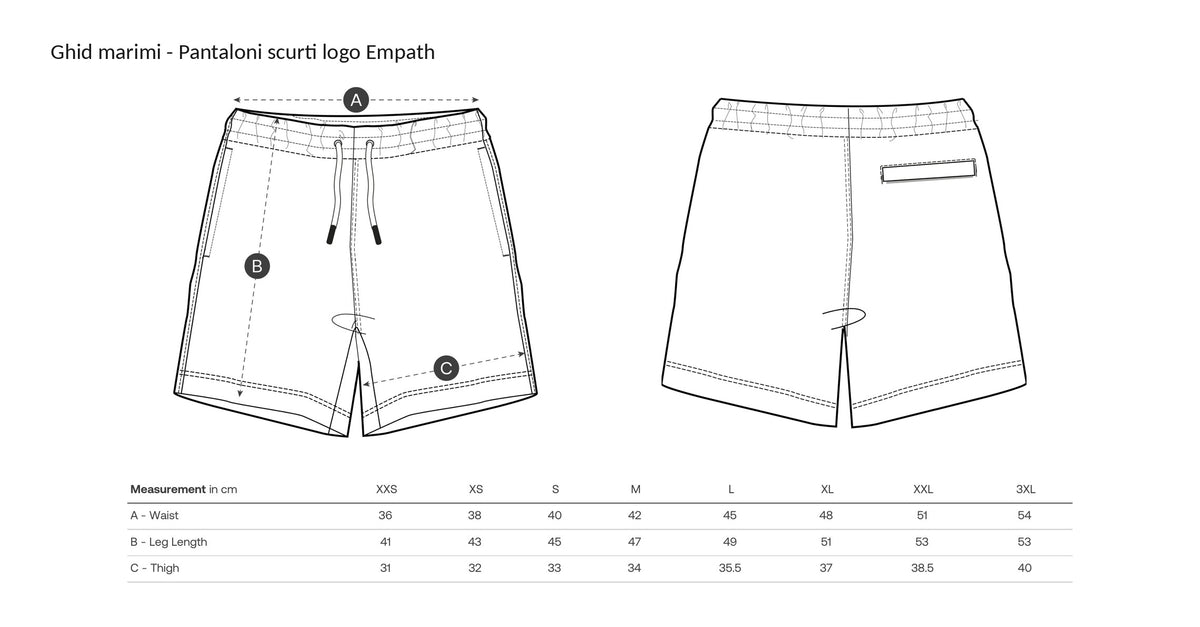 Pantaloni scurți logo Empath
