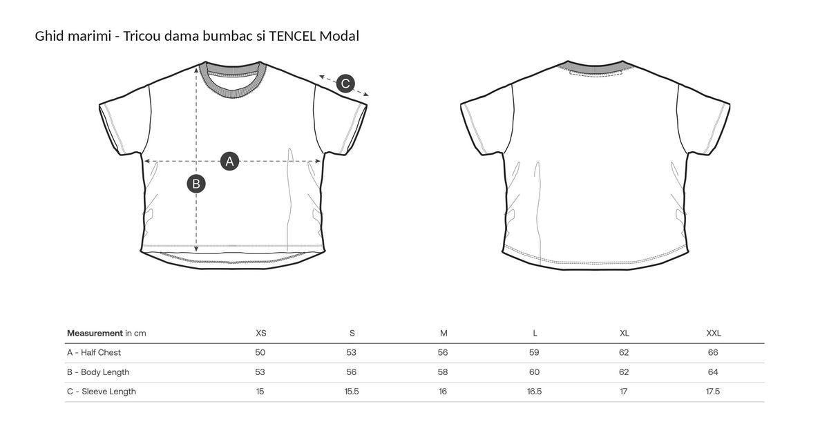 Tricou damă bumbac și TENCEL™