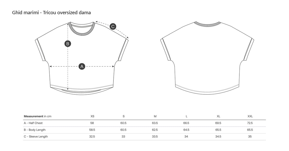 Tricou oversized damă