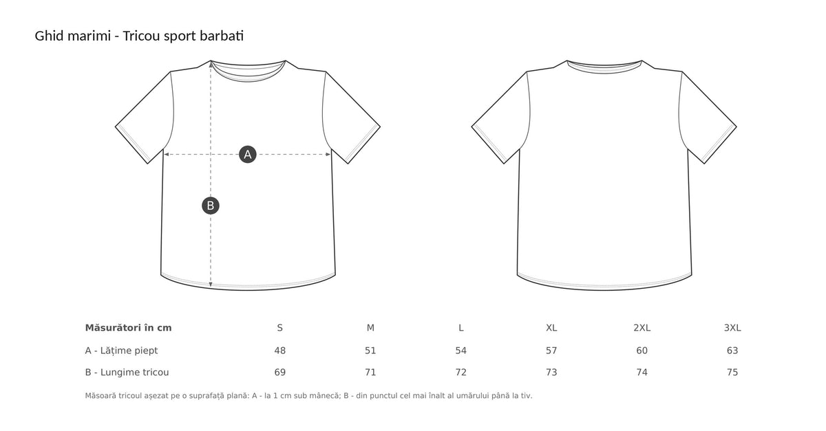 Tricou sport bărbați