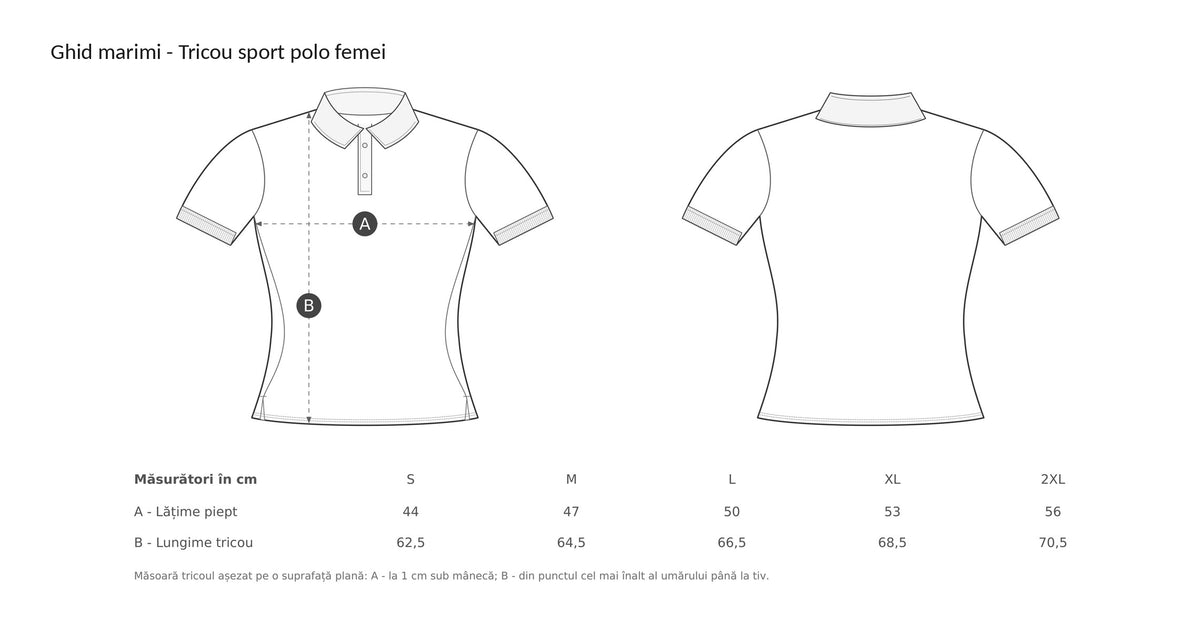 Tricou sport polo femei