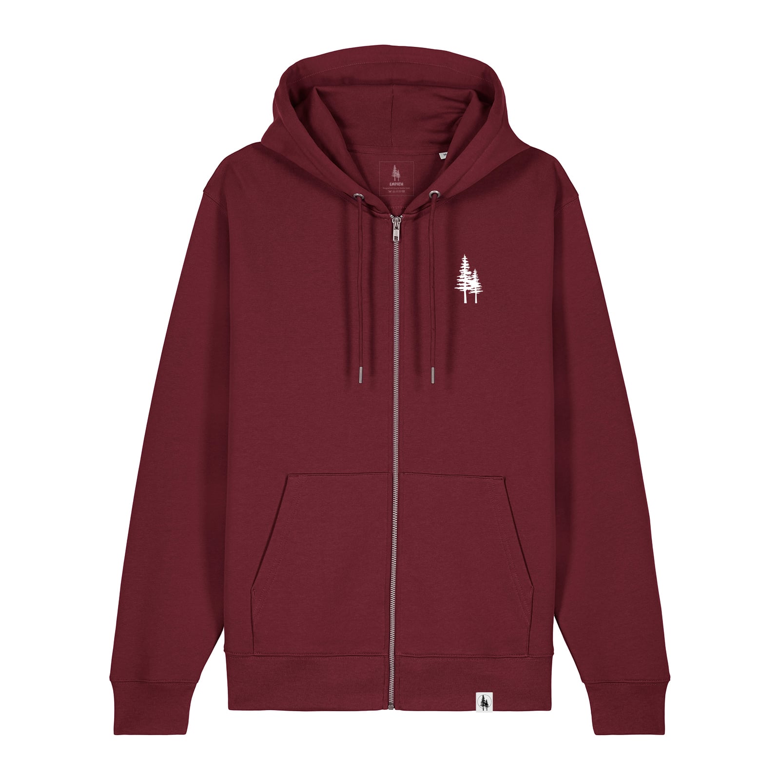 Hanorac premium cu fermoar Korin, print Logo Empath