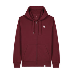 Hanorac subtire cu fermoar Conor, print Logo Empath