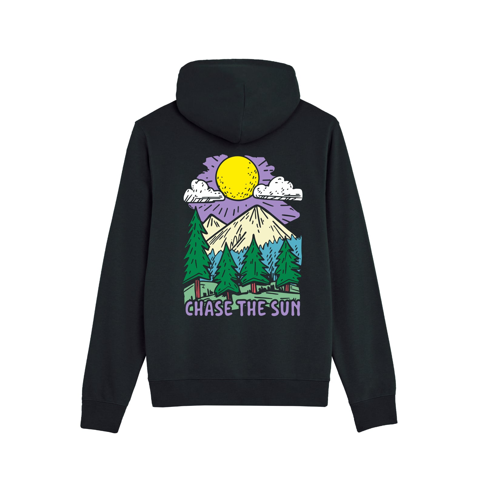 Hanorac subtire unisex Arco, print Chase the Sun