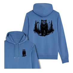 Hanorac subtire unisex Arco, print King of Woods