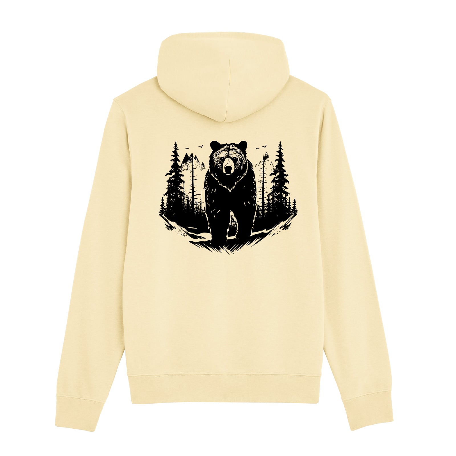 Hanorac subtire unisex Arco, print King of Woods