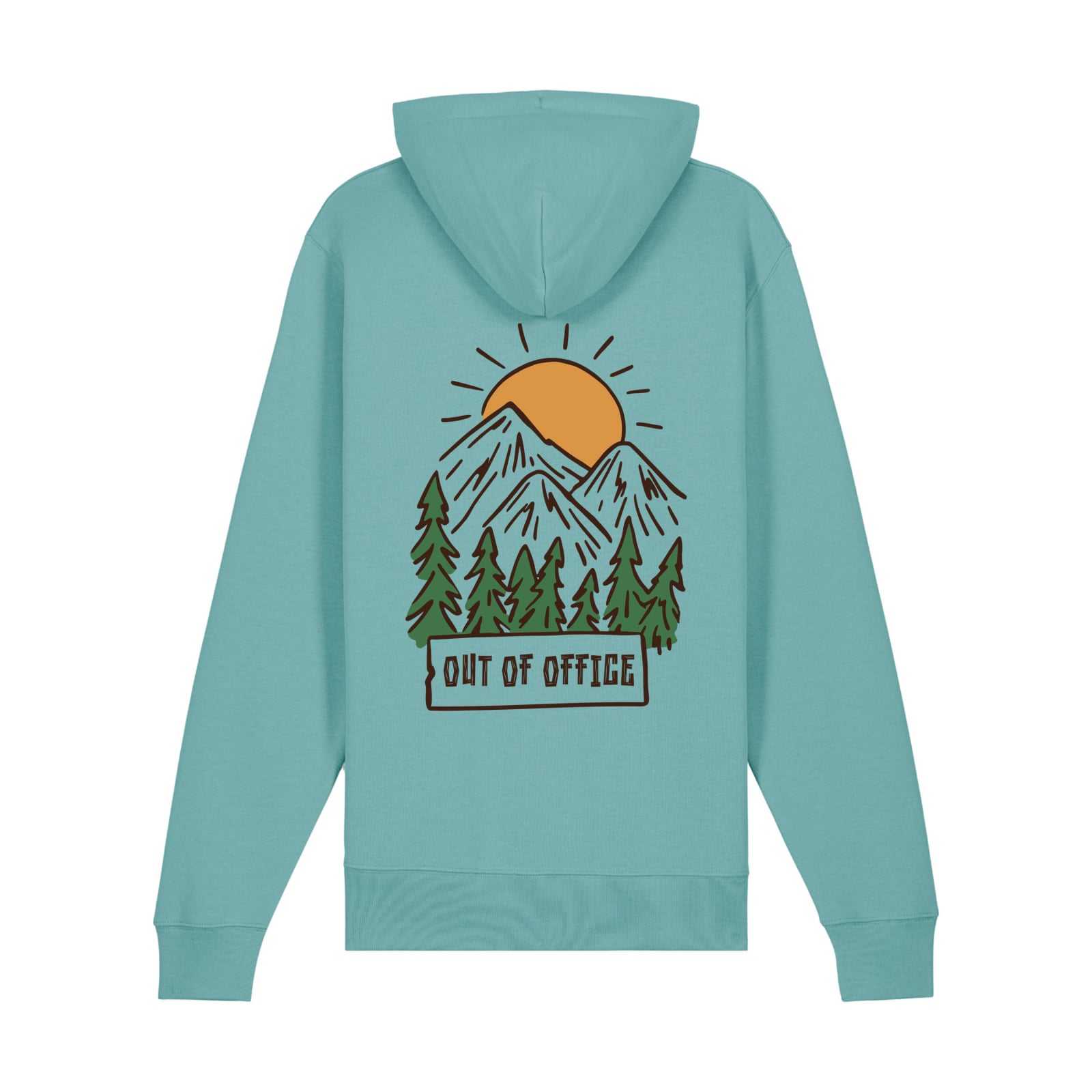 Hanorac subtire unisex Arco, print Out of Office