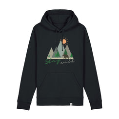 Hanorac unisex Drum, print Stay Wild