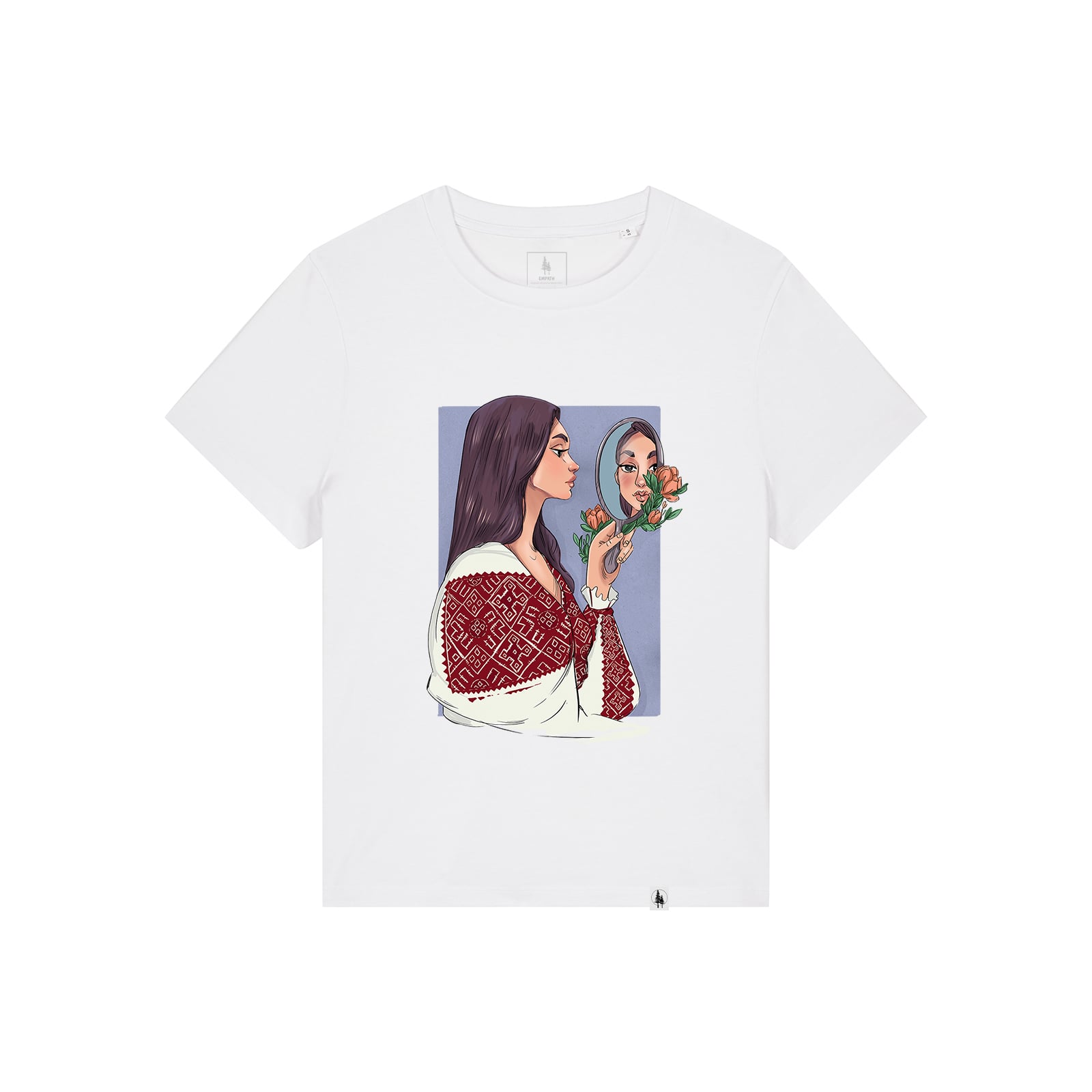 Tricou dama Mura, print Romancuta Banat