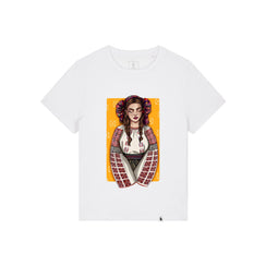 Tricou dama Mura, print Romancuta Bucovina