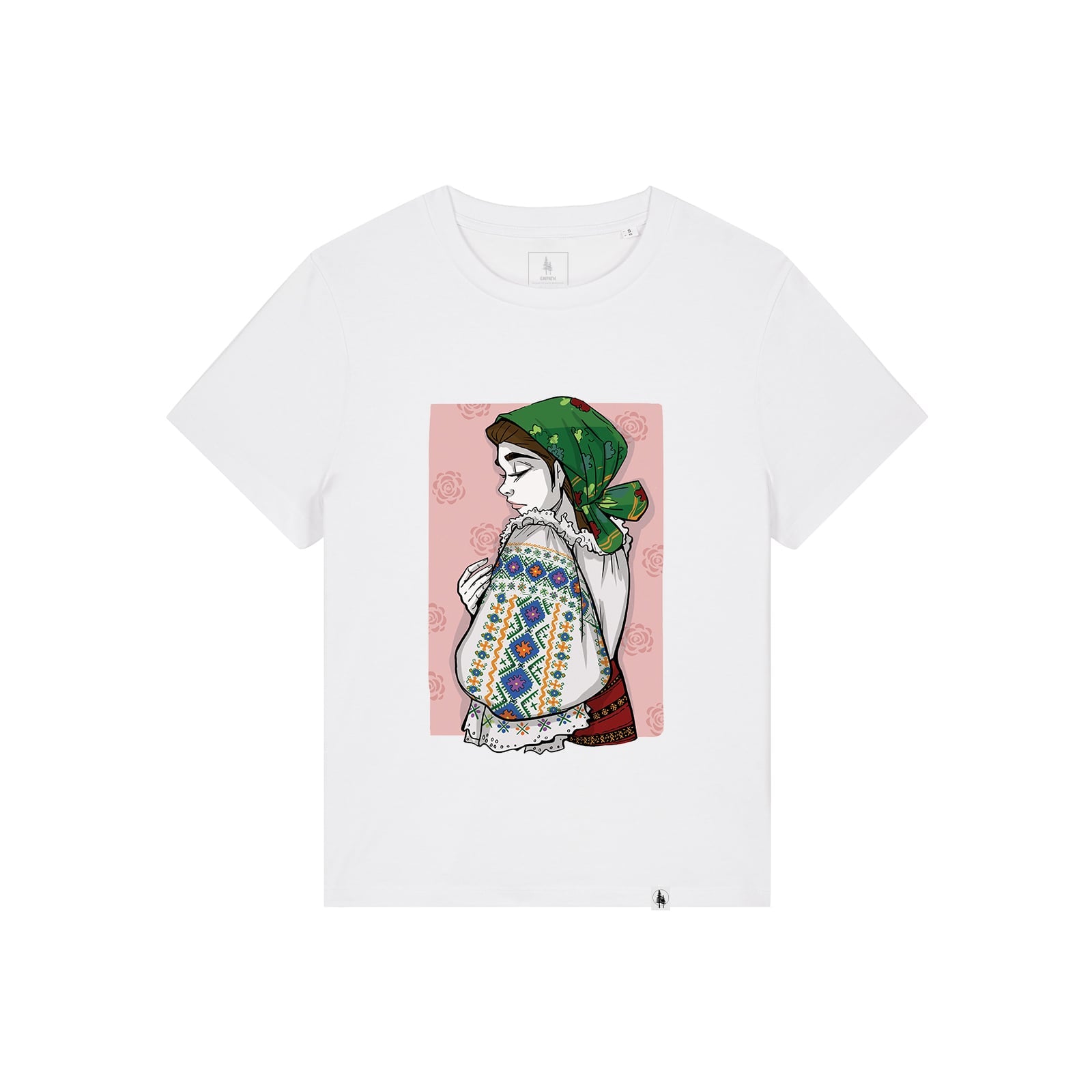 Tricou dama Mura, print Romancuta Bistrita Mocod