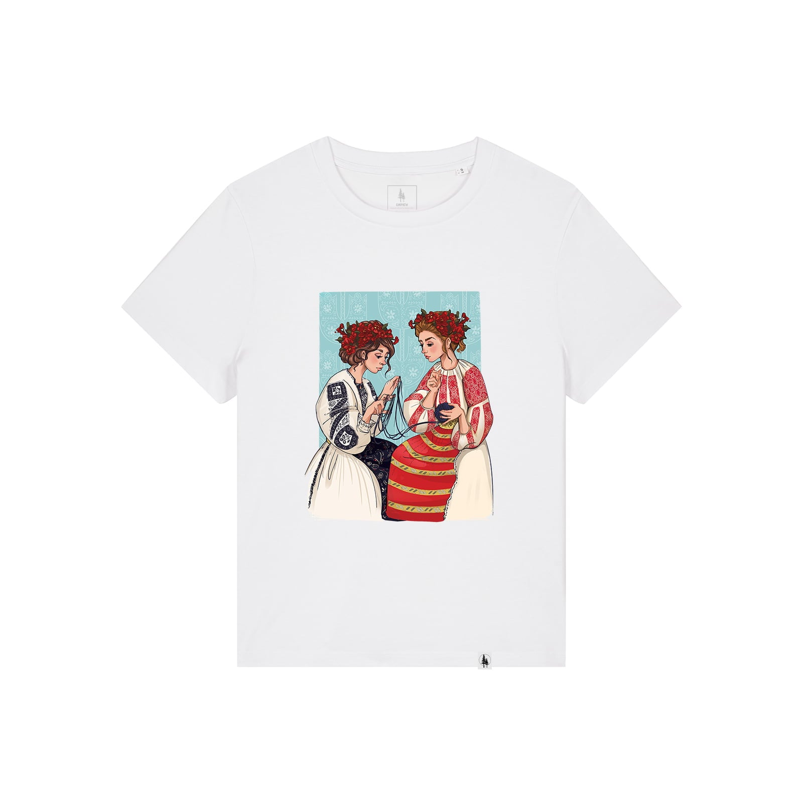 Tricou dama Mura, print Romancute la lucru