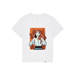 Tricou dama Mura, print Romancuta Dobrogea 2