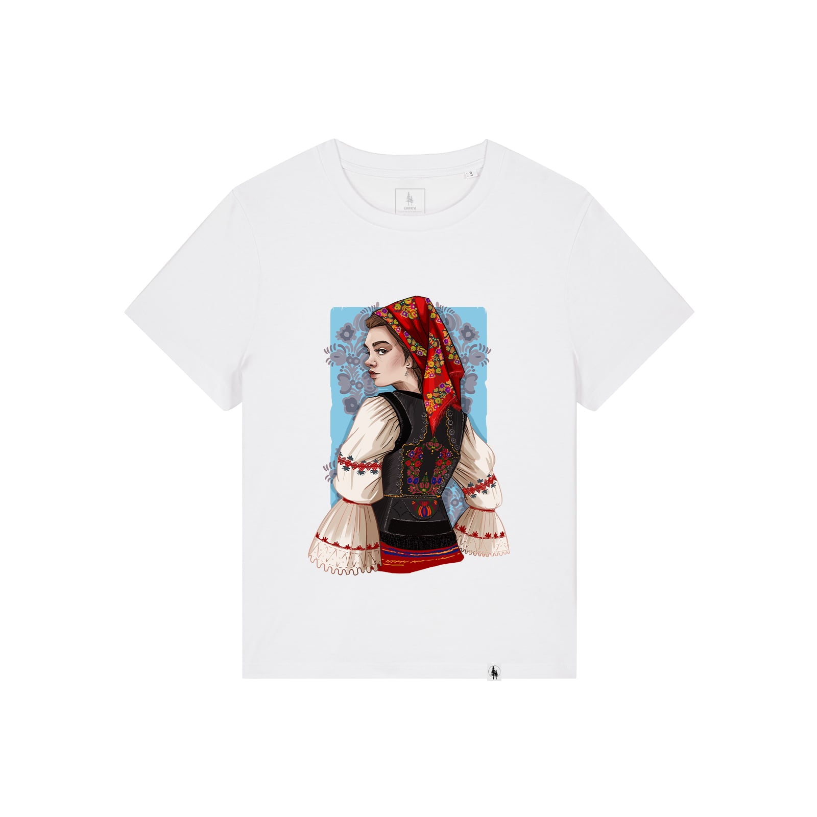 Tricou dama Mura, print Romancuta Bistrita Nasaud
