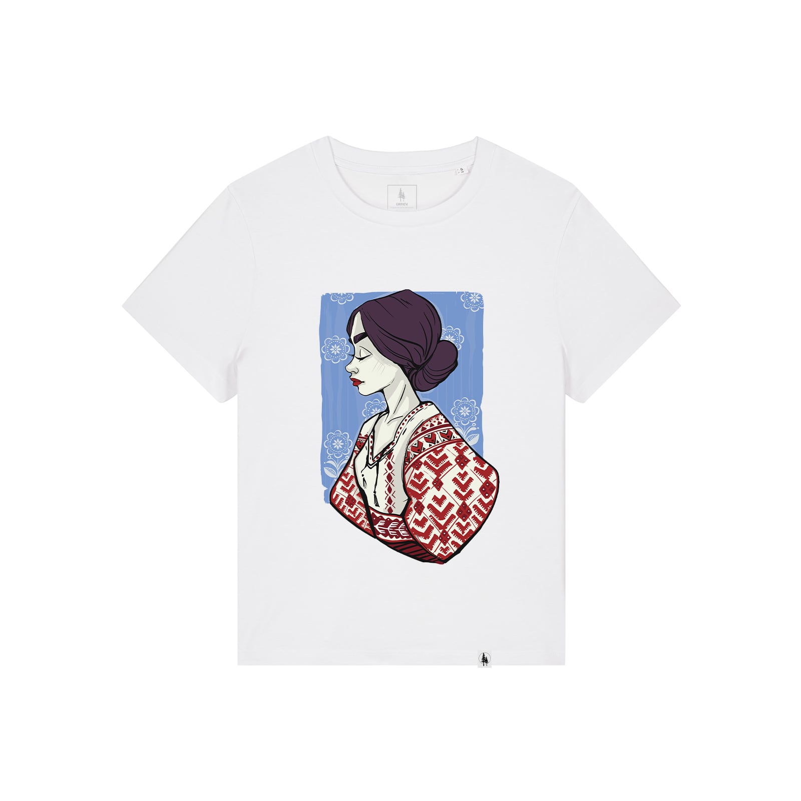 Tricou dama Mura, print Romancuta Arges