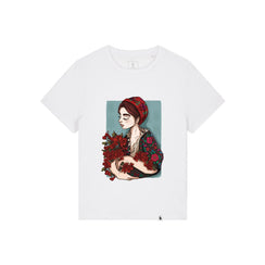 Tricou dama Mura, print Romancuta Tinutul Padurenilor 2