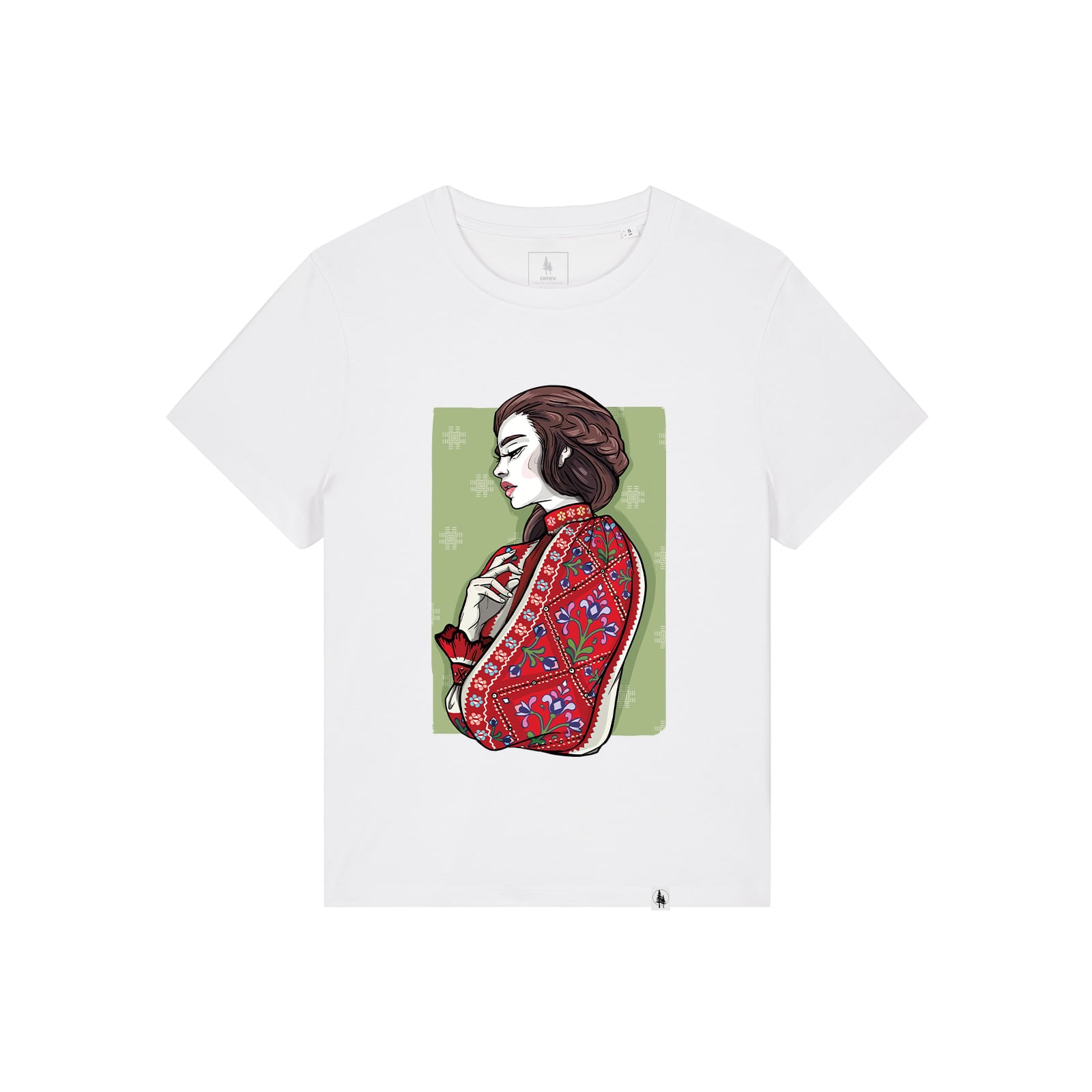 Tricou dama Mura, print Romancuta Tinutul Padurenilor