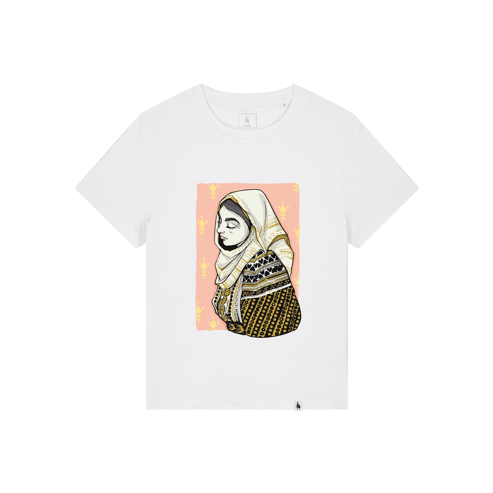 Tricou dama Mura, print Romancuta Vrancea 2